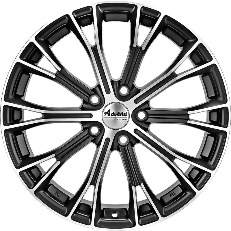 ADVANTI RACING Advanti Medusa II, MATT BLACK FULL POLISHED (16X7.0 ET45 5X115)