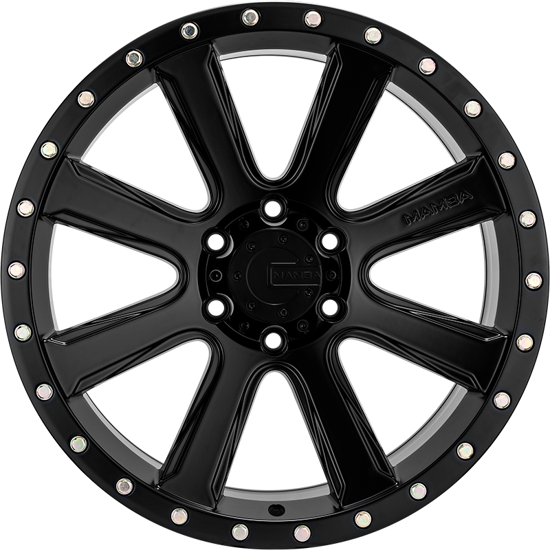 MAMBA Mamba Tomahawk, SEMI MATT BLACK (20X9.0 ET12 6X139.7)