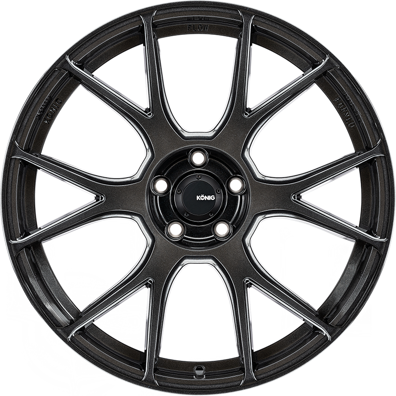 KONIG Konig Ampliform Dark Graphite, DARK GRAPHITE (20X9.5 ET18 5X115)