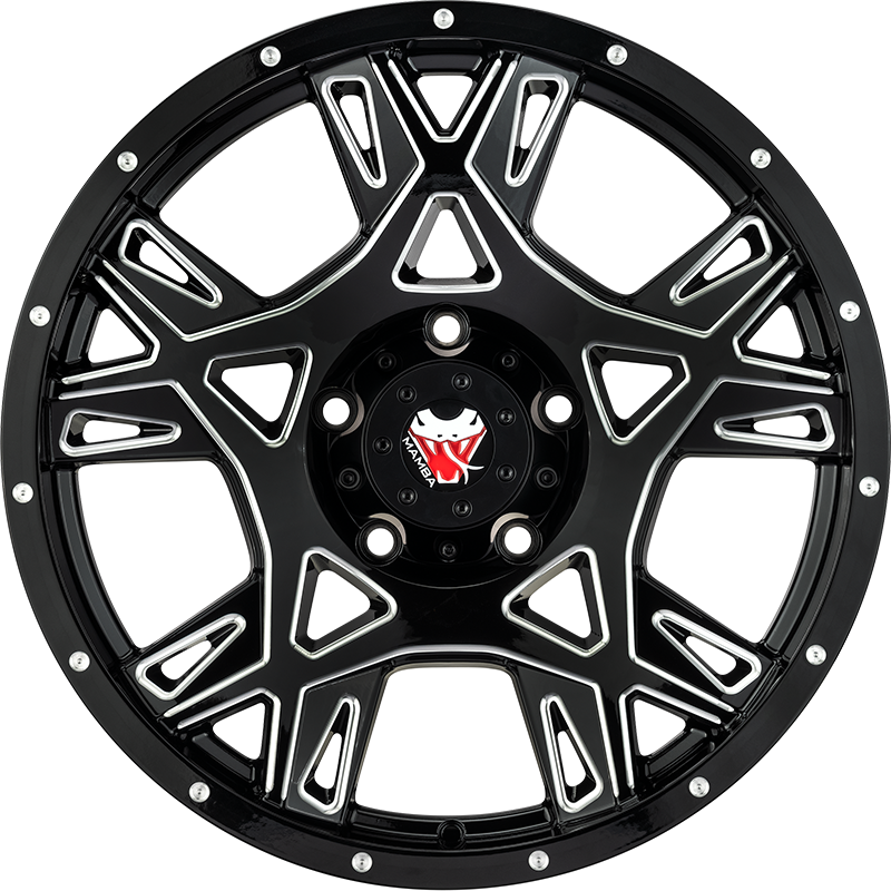 MAMBA Mamba M24 Gloss Black, MATT BLACK (20X9.0 ET12 5X150)