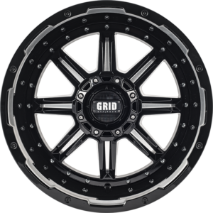 GRID Grid GD10 Black, BLACK (17X9.0 ET35 6X139.7)