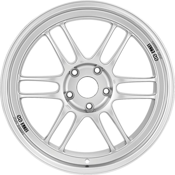 18x8.0 Enkei RPF1 5x114.3 35mm Offset 73mm Bore Silver Wheel main image 0