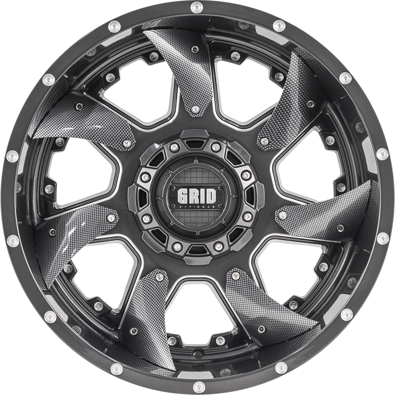 GRID Grid GD01 Gloss Graphite, GGM (17X9.0 ET18 6X139.7)
