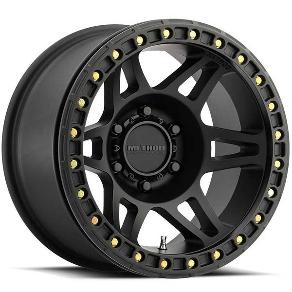 METHOD METHOD 106 BEADLOCK, 106 BEADLOCK MATTE BLACK (17X9 ET-44 5X127)
