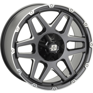 Diesel Colorado, Gun Metal Matt Lip Polished (20X9.5 ET35 6X139.7)