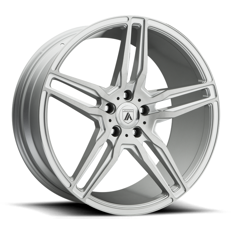 Asanti Black ABL-12 ORION, Brushed Silver Carbon Fiber Insert (9X20 ET35 5x120 d74.1)