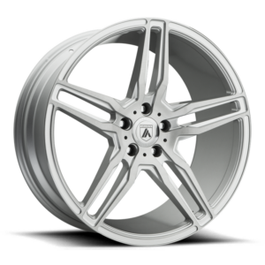 Asanti Black ABL-12 ORION, Brushed Silver Carbon Fiber Insert (8.5X19 ET38 5x114.3 d72.6)