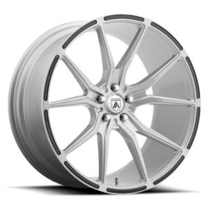Asanti Black ABL-13 VEGA, Brushed Silver Carbon Fiber Insert (9X20 ET35 5x114.3 d72.6)