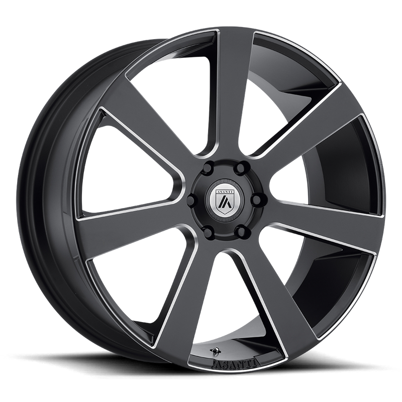 Asanti Black ABL-15 APOLLO, Satin Black Milled (9X22 ET15 5x115 d72.6)