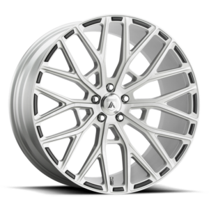 Asanti Black ABL-21 LEO, Brushed Silver (10.5X22 ET35 5x112 d72.6)