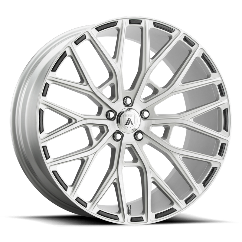Asanti Black ABL-21 LEO, Brushed Silver (8.5X20 ET38 5x112 d72.6)