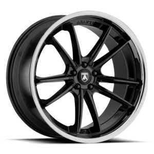 Asanti Black ABL-23 SIGMA, Gloss Black Chrome Lip (9X22 ET32 5x112 d72.6)