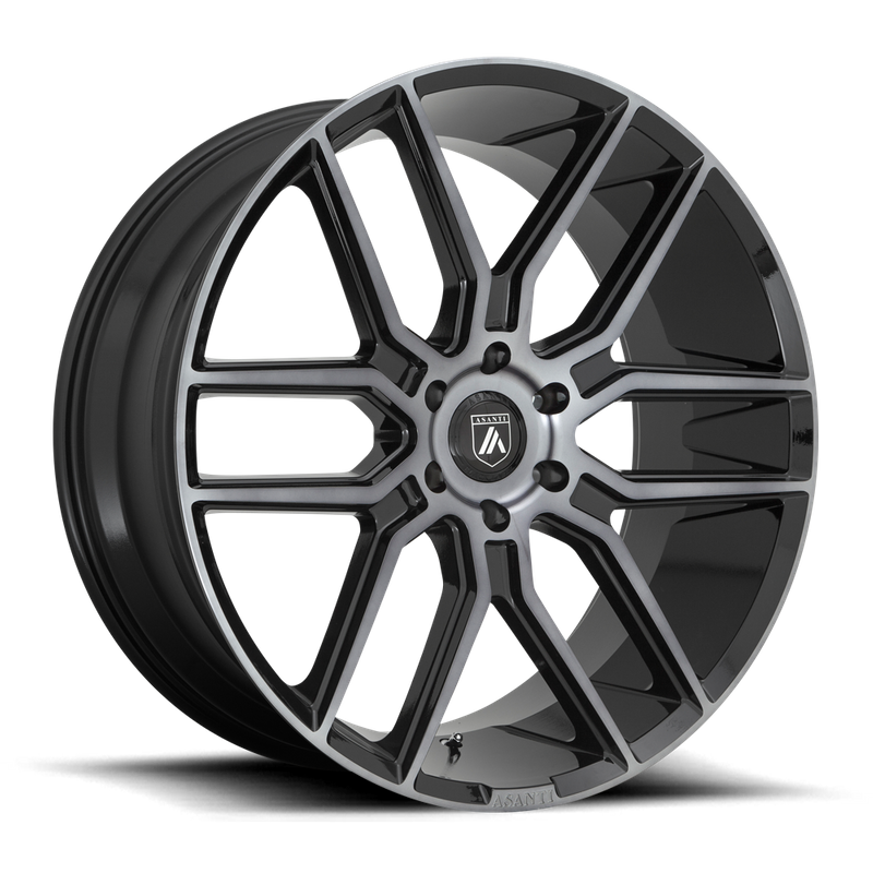 Asanti Black ABL-28 BARON, Gloss Black With Gray Tint (9X20 ET15 6x139.7 d106.25)