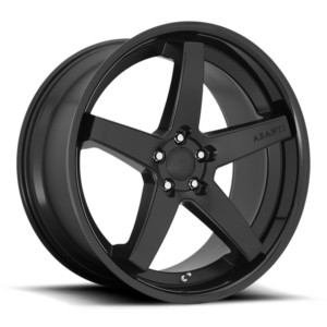 Asanti Black ABL31 REGAL, Satin Black Gloss Black Lip (9X20 ET35 5x114.3 d72.6)