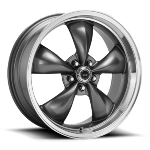 American Racing AR105 TORQ THRUST M, Anthracite Machined Lip (7X16 ET35 5x115 d70.3)