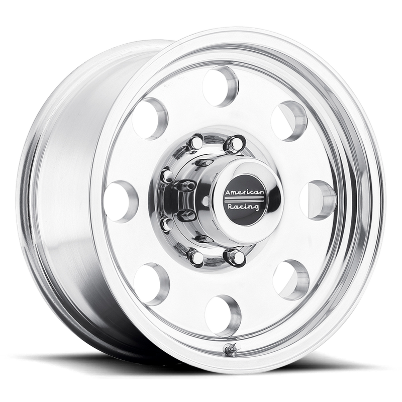 American Racing AR172 BAJA, Polished (8X15 ET-19 5x127 d83.06)