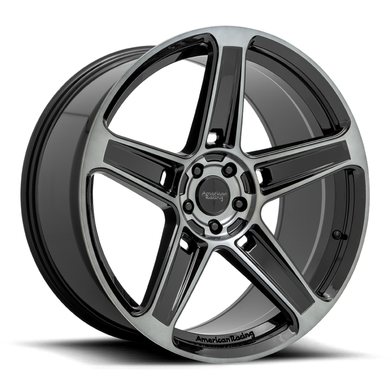 American Racing AR936 HELLION, Gloss Black With Gray Tint (20x9.5 ET15 5x115)