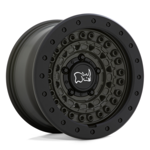 Black Rhino BARRICADE, OLIVE DABE GREEN WITH BLACK ROCK GUARD (17x8.5 ET-34 5x127)