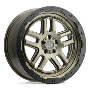 Black Rhino BARSTOW, MATTE BRONZE W/ MATTE BLACK RING (20x8.5 ET30 5x114.3)