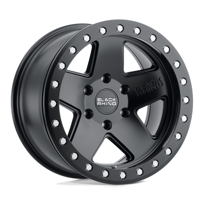Black Rhino CRAWLER, MATTE BLACK (17x8.5 ET0 6x135)