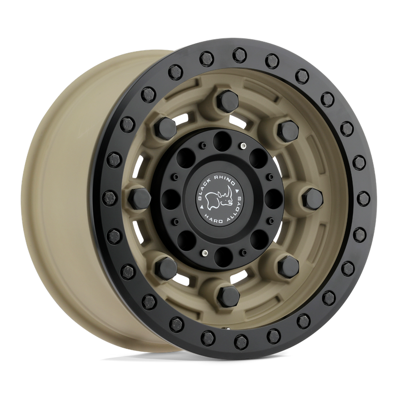 Black Rhino GARRISON, DESERT W/ MATTE BLACK RING (17x8.5 ET0 6x139.7)