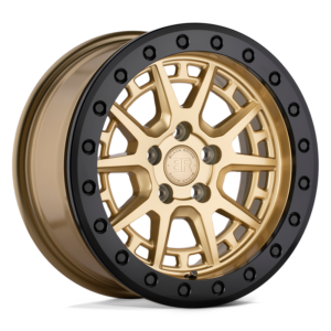 Black Rhino GRAVEL, GOLD W/ BLACK RING & BOLTS (15x7 ET15 5x100)