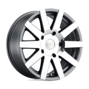 Black Rhino JOURNEY, GLOSS GUNMETAL W/ MIRROR-CUT FACE (16x7.5 ET45 6x130)