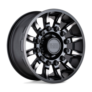 Black Rhino MISSION, MATTE BLACK W/ MACHINED TINTED SPOKES (18x9 ET6 8x180)