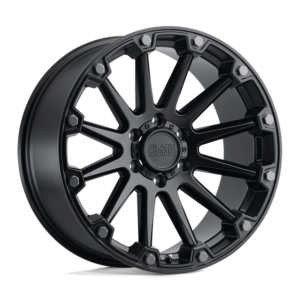 Black Rhino PINNACLE, SEMI GLOSS BLACK W/ GUNMETAL BOLTS (18x9 ET2 5x139.7)