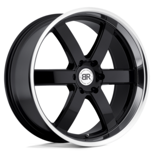 Black Rhino PONDORA, GLOSS BLACK W/ MACHINE RING (20x8.5 ET18 6x114.3)