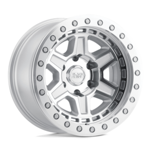 Black Rhino RENO, SILVER W/ MIRROR FACE & SILVER BOLTS (17x8.5 ET-30 6x139.7)