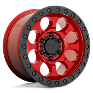 Black Rhino RIOT, CANDY RED W/ BLACK RING & BOLTS (17x8.5 ET-30 6x139.7)