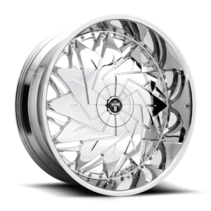 DUB 1PC S235 DAZR, CHROME PLATED (26x10 ET5 5x115/5x120)