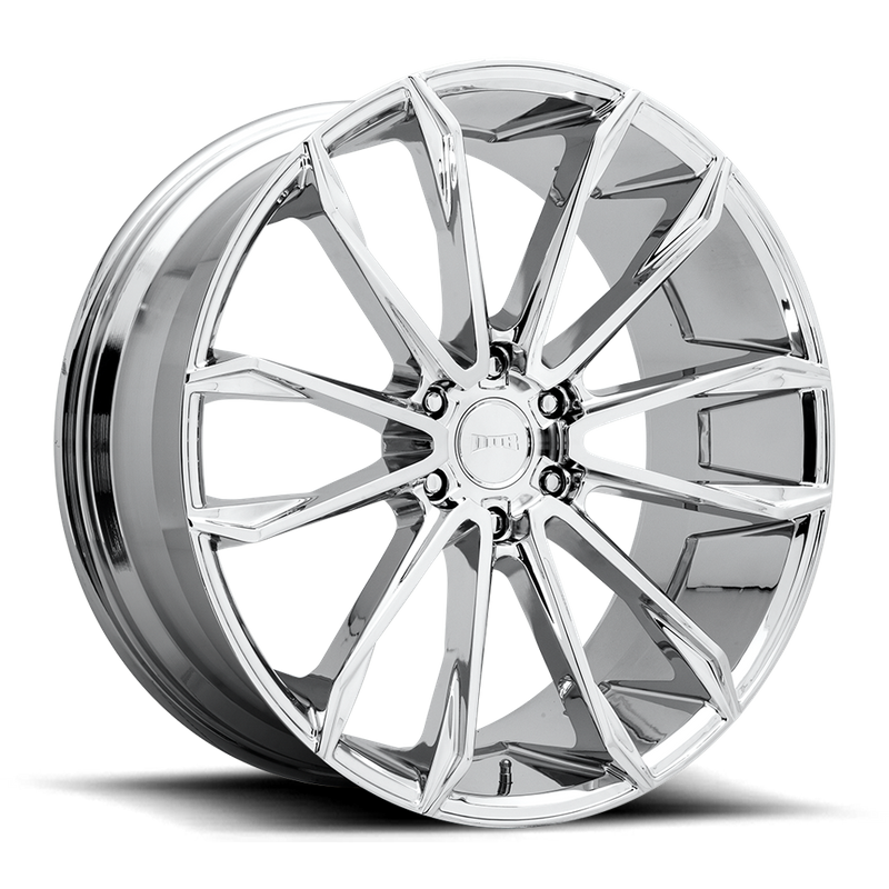 DUB 1PC S251 CLOUT, CHROME PLATED (24x10 ET30 6x139.7)