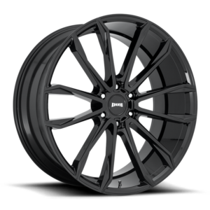 DUB 1PC S253 CLOUT, GLOSS BLACK (24x10 ET30 6x135)