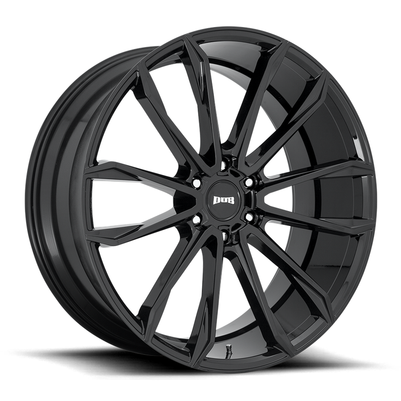 DUB 1PC S253 CLOUT, GLOSS BLACK (24x10 ET30 6x139.7)