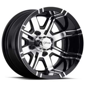 Fairway Alloys FA119 AGGRESSOR, Machined Gloss Black (12x7 ET-40 4x101.6)