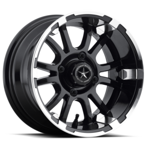 Fairway Alloys FA132 SIXER, Machined Matte Black (12x6 ET-20 4x101.6)