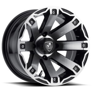 Fairway Alloys FA143 RAGE, Machined Gloss Black (12x7 ET-47 4x101.6)