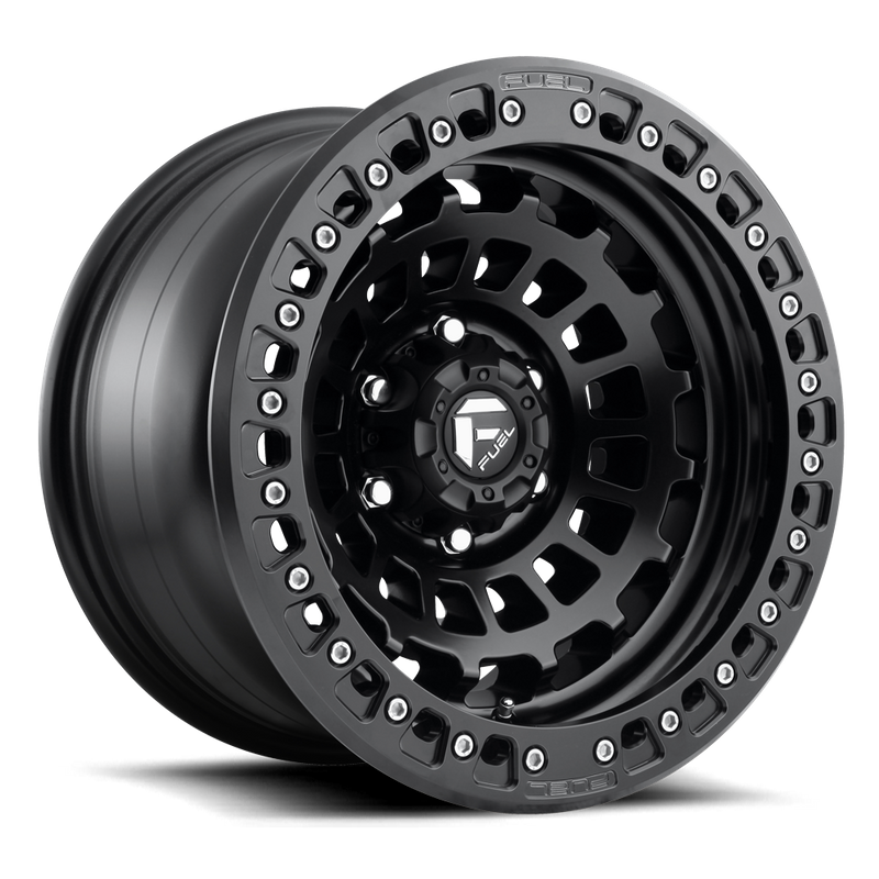 Fuel 1PC D101 ZEPHYR BL - OFF ROAD ONLY, MATTE BLACK (17x9 ET-15 6x139.7)