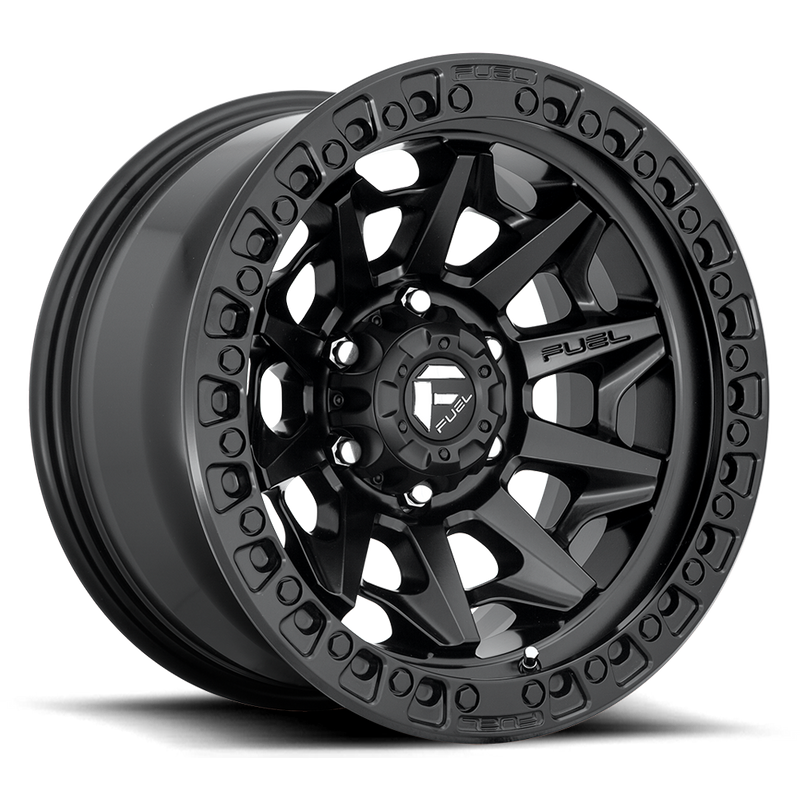 Fuel 1PC D114 COVERT BL - OFF ROAD ONLY, MATTE BLACK (17x9 ET-15 6x135)