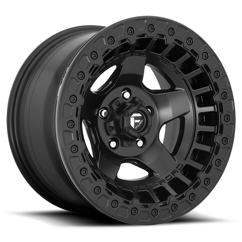 Fuel 1PC D118 WARP BEADLOCK, Matte Black (17x9 ET-15 5x127)