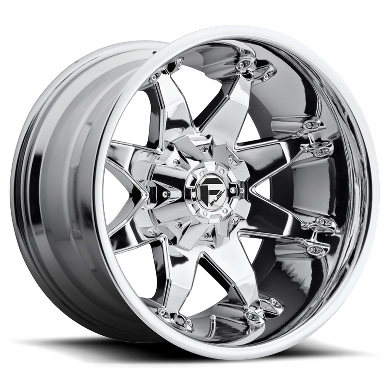 Fuel 1PC D508 OCTANE, CHROME PLATED (20x9 ET-12 6x135/6x139.7)