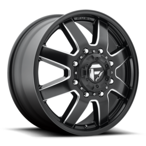 Fuel 1PC D538 MAVERICK, MATTE BLACK MILLED (22x8.25 ET105 8x210)