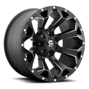 Fuel 1PC D546 ASSAULT, MATTE BLACK MILLED (20x10 ET-22 6x135/6x139.7)