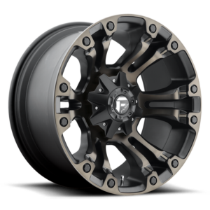 Fuel 1PC D569 VAPOR, MATTE BLACK DOUBLE DARK TINT (20x9 ET35 6x139.7)