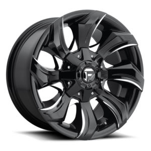 Fuel 1PC D571 STRYKR, GLOSS BLACK MILLED (17x9 ET20 6x135/6x139.7)
