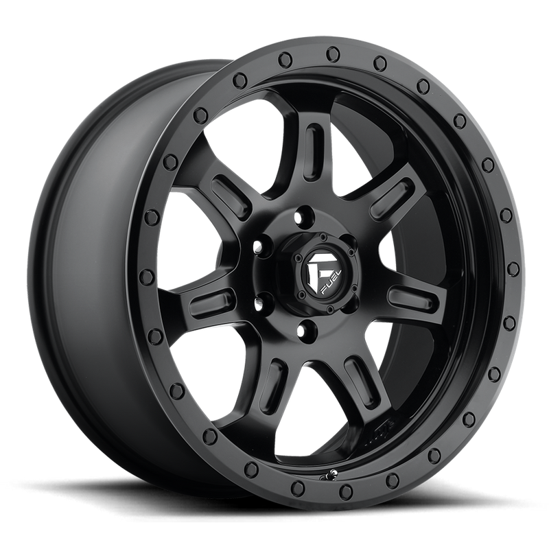 Fuel 1PC D572 JM2, MATTE BLACK (17x8.5 ET-6 5x127)