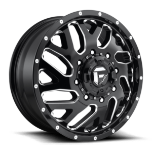 Fuel 1PC D581 TRITON, GLOSS BLACK MILLED (22x8.25 ET105 8x210)