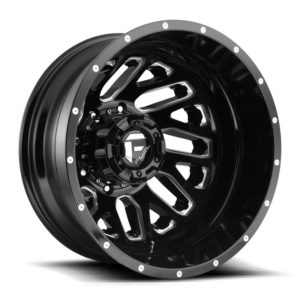 Fuel 1PC D581 TRITON, GLOSS BLACK MILLED (22x8.25 ET-176 8x200)